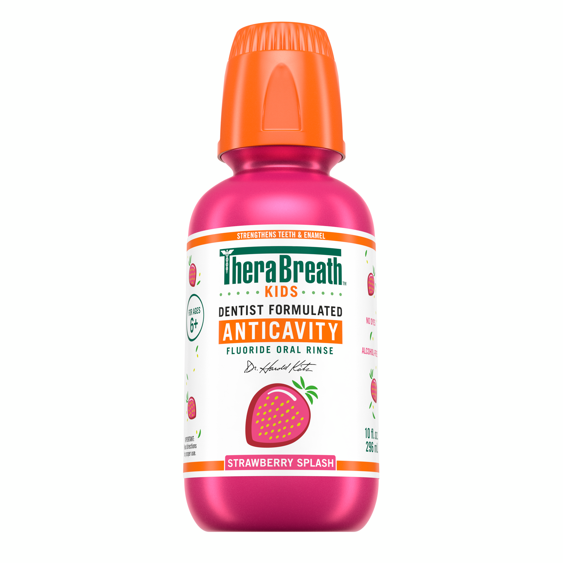 For Kids! Anticavity Oral Rinse - Strawberry Splash